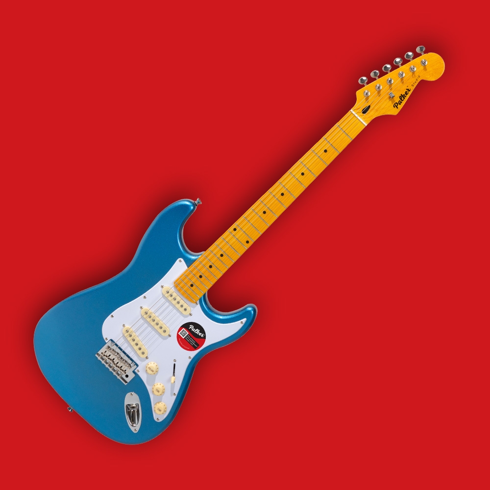 Palker Studio Blue Sparkle Tremolo SSS