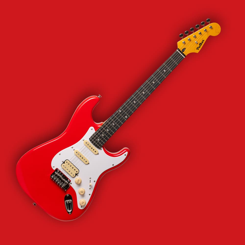 Palker Studio Candy Apple Red Tremolo HSS