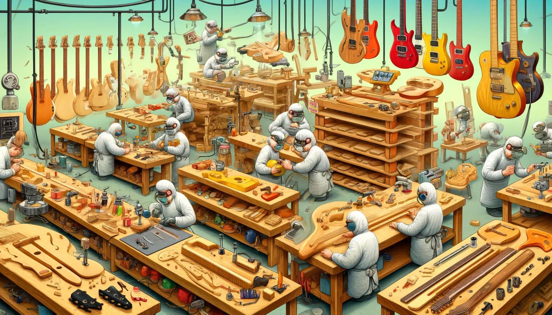 Как произвести гитару в Китае и не получить дрова