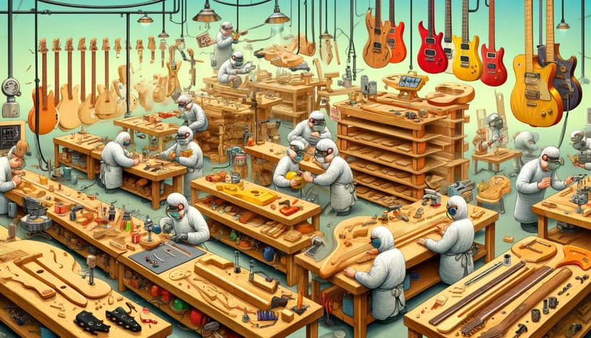 Как произвести гитару в Китае и не получить дрова